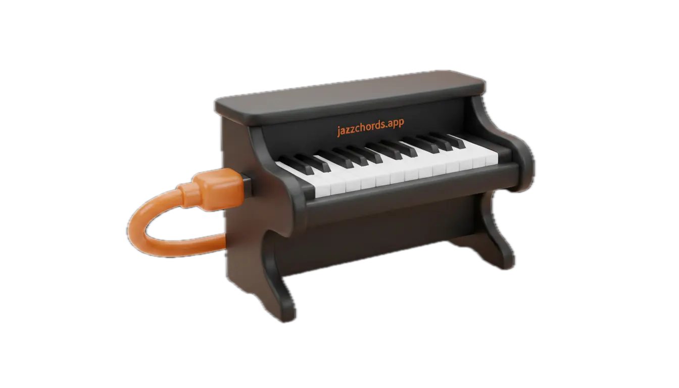 Connect MIDI keyboard via USB